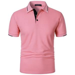 Camiseta de Manga Corta para Hombre, Estilo Verano, Cierre de Botones, Corte Clásico, Casual, Tipo Polo, Color Sólido, Ligera, para Actividades al Aire Libre - Product Image 4