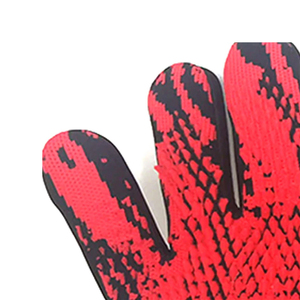 Professional Soccer Goalkeeper Gloves PU Leather Non-Slip <b>Hook</b> Loop Closure Green Blue Unisex OEM Customized GAN Logo Finger - Product Image 5