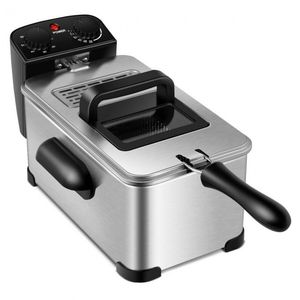 Friggitrice Elettrica in Acciaio Inox da 3,2 Litri con Timer per Uso Domestico in Cucina - Product Image 3