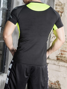 Men's spandex rash guard UPF50 breathable protection <b>Surf</b> and dive compression shirt MMA gym compression wear - Product Image 4