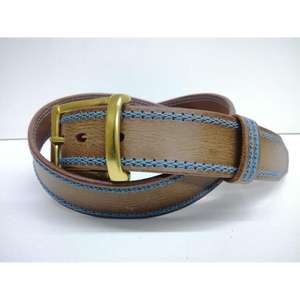 Cinturón de Cuero Estilo Country, Accesorios de Moda para Hombre, Cinturones Personalizados con Marca, Cinturones Formales para Hombre, Perfectos para Regalos - Product Image 4