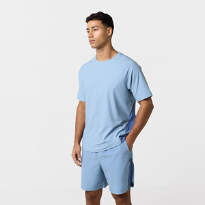 T Shirt Men's Clothing Summer Wear <b>Set</b> Cotton New Men Loose Short-Sleeved and T-shirt Shorts Two Piece Outfits <b>Set</b> - Product Image 1