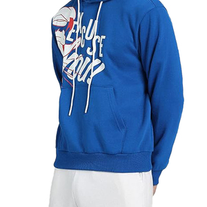 Sweat à capuche unisexe en coton 100% de haute qualité, imprimé patchwork bicolore, brodé, anti-rétrécissement, vente en gros - Product Image 2