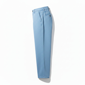 Jeans de Mezclilla para Hombre, Corte Recto, Color Azul Claro, Cintura Media, Estilo Casual, Tejido Sólido - Product Image 1