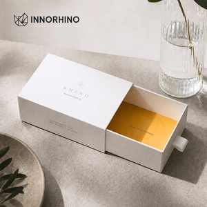 Custom Printed Paper Drawer Box with Pull Tab & Inserts for Luxury Gift Box Shelf Display Packaging Matte Embbossing OEM/ODM - Product Image 2