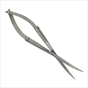 Tijeras de Acero Inoxidable Profesionales Rusas con Mango Plano y Curvo para Manicura, Corte de Cutículas y Arte de Uñas - Product Image 1