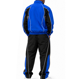 Ensemble de survêtement de sport pour homme, personnalisé, 100% nylon, deux pièces, imperméable, respirant, léger, style streetwear, veste et pantalon de jogging - Product Image 6