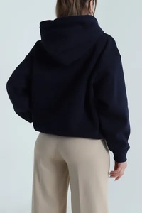 Sudadera con Capucha para Mujer, Diseño Único 2025, Personalizada, Forrada, Tejida, 100% Algodón, Casual, Lisa, Manga Larga, Holgada, Cortavientos, Otoño Invierno - Product Image 6
