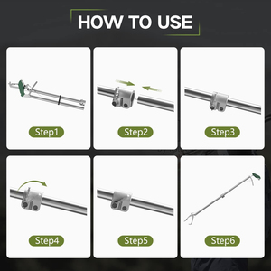 Pinzas para Serpientes Profesionales de 60 Pulgadas, Plegables, con Mandíbula Ancha, Herramienta de Manipulación de Acero Inoxidable - Product Image 2