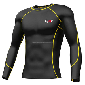 GHANI GROUP Rashguard Kimono Personnalisable Respirant MMA UFC BJJ - Impression Numérique Spandex/Polyester 180g Manches Longues OEM - Product Image 6