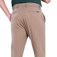 Pantalon chino pour homme, coupe slim, droit, logo et taille personnalisés, coton sergé respirant et écologique
