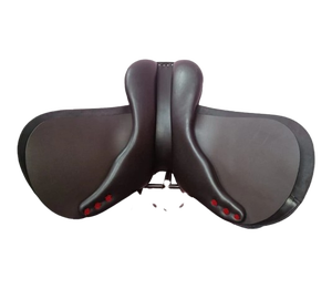 Silla de Montar Inglesa de Cuero Genuino, Premium, Cómoda, Hecha a Mano, Duradera, Ajuste Seguro, Equipo Ecuestre para Jinete - Product Image 4