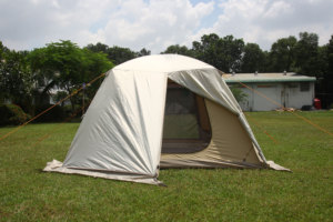 Tente TOPAZ G/L pour 4 personnes, type étendu, une chambre, quatre saisons, imperméable, en polycoton, pour usage extérieur, camping familial - Product Image 3