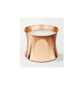 Modern <b>Polished</b> Copper Candle Jar Lid | Handmade Durable Candle Container for Religious Use Custom Shape | Soy <b>Wax</b> Candle Holder - Product Image 4