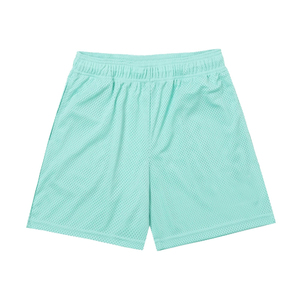 กางเกงขาสั้นตาข่ายปักโลโก้สีตามสั่ง เอวยางยืดใส่สบาย ระบายอากาศได้ดี ลายทางเรียบหรู - Product Image 2