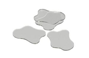 Custom Logo Acrylic Coasters Flower Design Round Shape Cut Technique Die Cutting Printing European Style Free Packing - Product Image 3