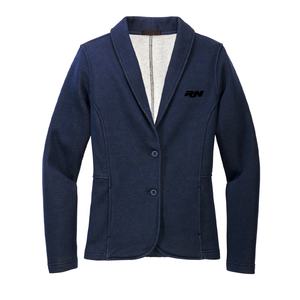 Top Selling Women's Woolen Woven <b>Button</b> Solid Outwear <b>Blazer</b> with High Quality Material - Product Image 3