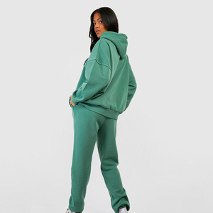 Survêtement vintage à capuche 100 % coton pur pour femme - Léger, logo personnalisé, lavable, service OEM, respirant, meilleur prix de vente - Product Image 6