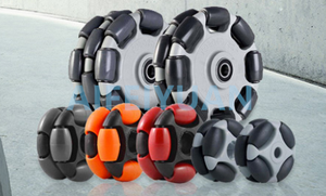 เส้นผ่านศูนย์กลาง 50 มม. ความหนา 28 มม. เจาะหกเหลี่ยม 14 มม. ล้อยาง <span class=keywords><strong>Omni</strong></span> directional - Product Image 5