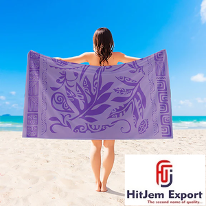 Sarong de plage hawaïen et tahitien personnalisé haut de gamme, paréo, serviette de plage, service de fabrication OEM ODM sous marque privée, fournisseur Inde - Product Image 2