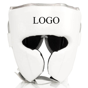 Protector de Cabeza de Muay Thai Personalizado con Logotipo Premium, Protector de Cabeza de Cuero PU con Logotipo Personalizado al por Mayor B2B - Product Image 1