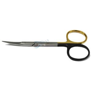 Tijeras Quirúrgicas Profesionales de Alta Calidad para Tenotomía con Hojas TC y Mangos Negros y Dorados Hechos de Acero Inoxidable de Alta Calidad - Product Image 1