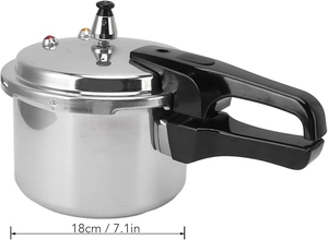 Cuisinière à pression classique, grande capacité, construction durable en acier inoxydable, système de sécurité avancé, technologie de cuisson rapide, gaz - Product Image 3