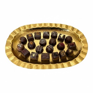 ชามเสิร์ฟโลหะสีทองดีไซน์ทันสมัยสำหรับขายส่ง ดีไซน์รูปทรงเปลือกหอยสุดสร้างสรรค์ ชามใส่ขนมหวาน ช็อกโกแลต ถาดเสิร์ฟ - Product Image 6