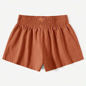 Pantalones de Verano para Mujer, de Color Sólido Personalizado, con Volantes, de Pierna Ancha, Impermeables, de Secado Rápido, de Cintura Alta, Transpirables, Casuales, Holgados, Estilo Moto Biker - Product Image 3