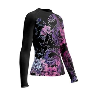เสื้อแรชการ์ดแบบยูนิเซ็กซ์สั่งทำขายส่ง UPF 50 ชุดออกกำลังกาย ป้องกันรังสียูวี ระบายอากาศ ป้องกันกลิ่น ผลิตจากโพลีเอสเตอร์ รับผลิตแบบ OEM จากโรงงาน - Product Image 6