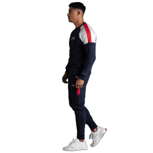 New Arrival Crew Neck Sweatshirt Custom Jogging Sweat Suit Mens Cotton Fleece Tracksuit <b>Sets</b> / Unisex Men Sweat Suit - Product Image 3