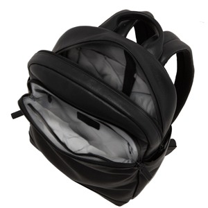 Sac à dos pour ordinateur portable en cuir véritable de qualité supérieure avec fermeture éclair pour hommes - Logo personnalisable, couleur durable pour le bureau, l'école et les activités de plein air - Product Image 3