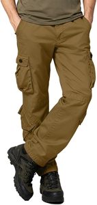 Casual Pants for Men Flat Pocket <b>Cargo</b> Pants <b>Straight</b> <b>Leg</b> Baggy Pants Street Pants Fashion <b>Trousers</b> - Product Image 4