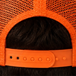 Gorra trucker unisex de malla con panel frontal bordado, ajustable, de seis paneles, informal, para primavera/verano. - Product Image 6
