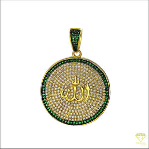 Pendentif religieux haut de gamme serti de diamants pour hommes et femmes, avec diamants de laboratoire sertis à la main - Product Image 5