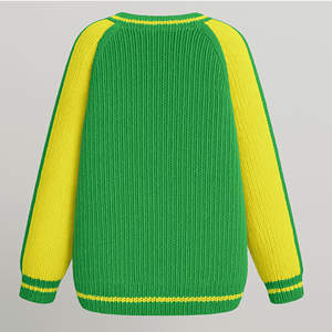 Suéter Cárdigan de Mujer Chi Eta Phi 100% Acrílico con Cremallera y Logotipo Bordado - Product Image 2