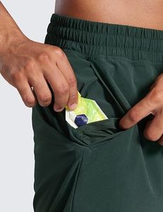 Pantalones Cortos Deportivos Transpirables para Hombre, para Correr, Gimnasio, Fitness, con Logotipo Personalizado, 5 Pulgadas, Casuales - Product Image 3