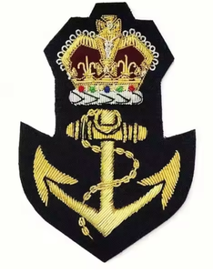 Parche Bordado Personalizado de Lujo con Hilo Dorado y Lentejuelas en Tela de Fieltro No Tejida 3D Sin Níquel, para Coser, para Servicios de Bomberos y Escoteas - Product Image 4