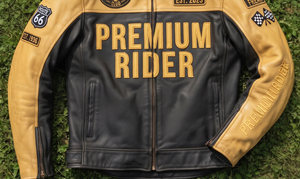 Vestes de moto en cuir sur mesure, vestes de motard en cuir unisexes, manches longues, broderies en cuir - Product Image 5