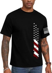 Chemise drapeau américain pour hommes, chemise Freedom, chemise Patriots Punisher, t-shirts graphiques classiques pour hommes - Product Image 2