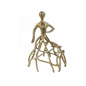 Vente chaude Figurine En Aluminium Forward Stretch avec Sculpture De Revêtement En Poudre pour La Maison Vitrine De Table Sculpture Décoration - Product Image 6