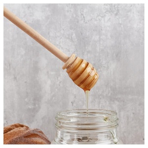 ช้อนตักน้ำผึ้งไม้ธรรมชาติสำหรับใช้ในครัว - Product Image 3