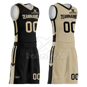 ชุดเสื้อและกางเกงบาสเก็ตบอลแบบกลับด้านได้สำหรับผู้ใหญ่ ออกแบบเองได้ สั่งทำจำนวนมากสำหรับทีมและผู้เล่น - Product Image 2