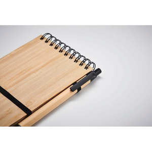 หนังสือ sonora BAM A6สมุดบันทึกไม้ไผ่ที่มีใบลาย - Product Image 5