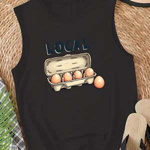 CONCESIONARIO LOCAL con huevos Chaleco casual de mujer - Product Image 1