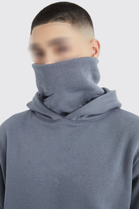 Nouveauté Sweat-shirt à capuche en molleton tricoté écologique avec logo personnalisé pour homme, uni, automne, 100% coton - Product Image 5