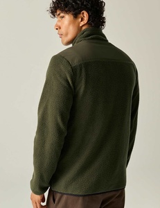 <b>Men</b> <b>Sherpa</b> <b>Fleece</b> <b>Jacket</b> Full Zip Stand Collar Zip-Up Outerwear Windproof Warm Winter Coat OEM Custom 2026 - Product Image 6
