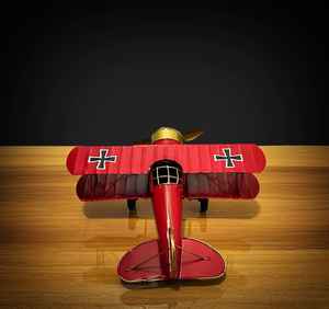 Modelo de Avión Antiguo de Hierro, Adorno Creativo para Decoración del Hogar, para Sala de Estar o Mueble de TV, Metal Pulido, Artesanía Nirmala - Product Image 2