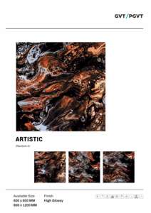 Carreaux de céramique réfléchissants de luxe à haute brillance 600x600 mm (24x24 po) – Revêtement de sol élégant pour intérieur et extérieur, idéal pour la construction haut de gamme - Product Image 5