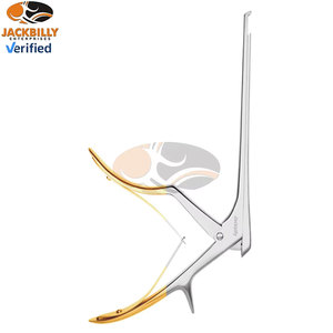 JACKBILLY Love Kerrison Rongeur Punch Instrument with Thin Foot Plate 40 Degree Forward <b>Bite</b> 2mm <b>Bite</b> Size High Quality Surgical - Product Image 6